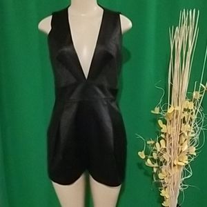 Topshop Black Romper
